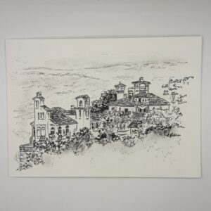 Black and White Ink Sketch